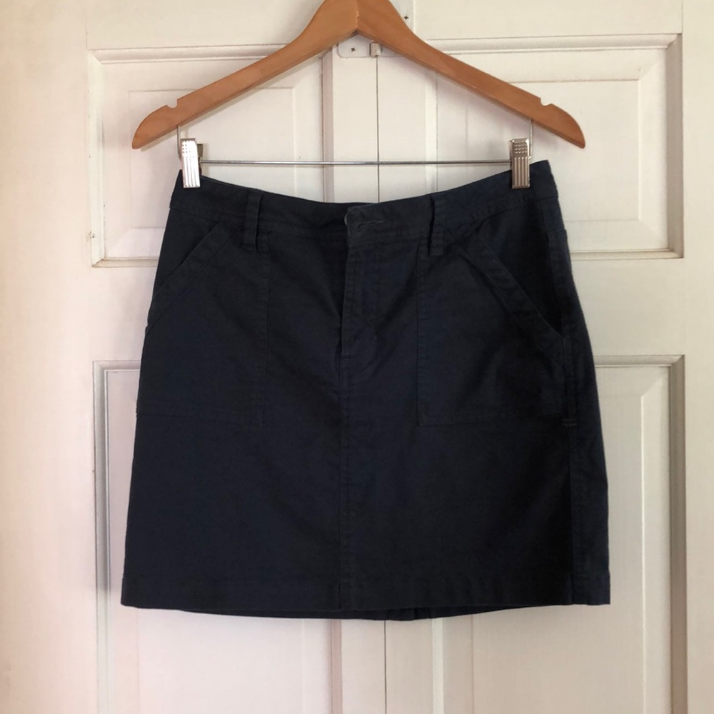 Toad and Co Earth Works Blue Skirt 8